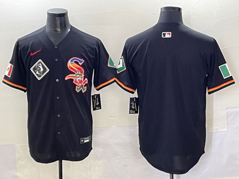 Men 2025 Chicago White Sox Blank Black Game Nike MLB Jersey style 33->chicago white sox->MLB Jersey
